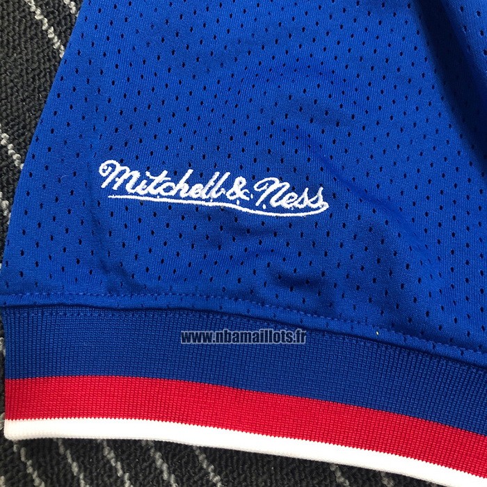 Maillot Manche Courte All Star 2009 Allen Iverson NO 3 Bleu